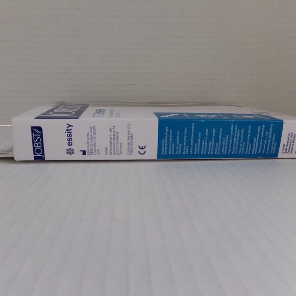 NWT New Medical Compression Stockings Large Tall 15-20mm Black Jobst Knee CT Men - Picture 6 of 11